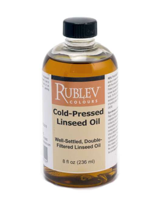 Rublev Colours Cold-Pressed Linseed Oil 8 fl oz