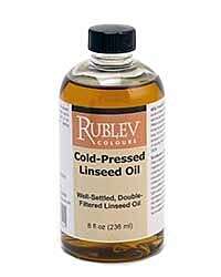 Rublev Colours Cold-Pressed Linseed Oil 8 fl oz