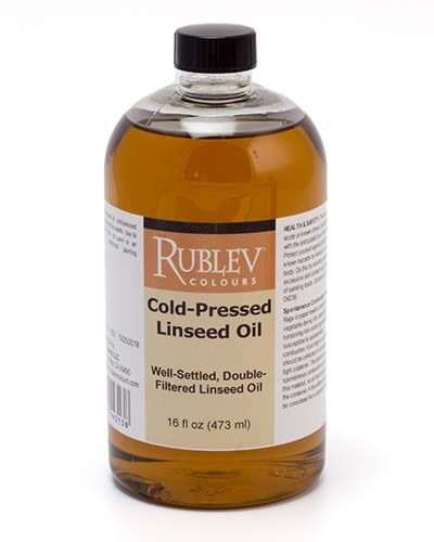 Rublev Colours Cold-Pressed Linseed Oil 16 fl oz