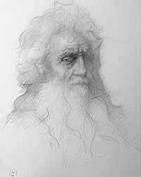 Joshua Henderson Silverpoint Drawing 