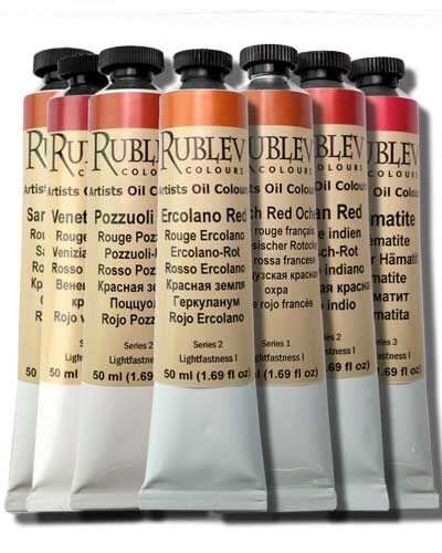 Rublev Colours Red Earth Colors Artists Oils