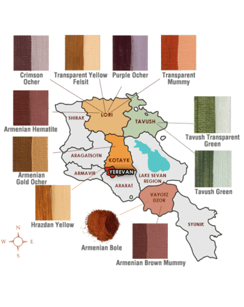 Map of Armenian Oil Colors