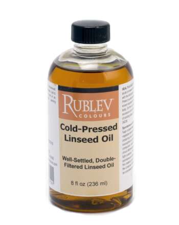Rublev Colours Cold-Pressed Linseed Oil 8 fl oz