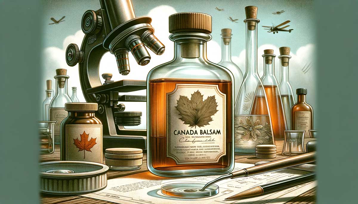 Using Canada Balsam for Microscope Slide Preparation