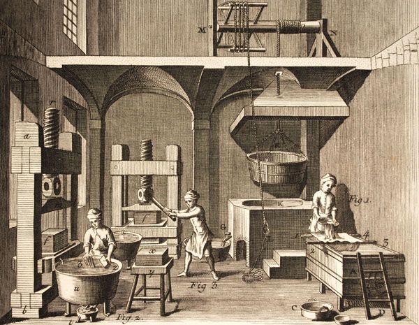Sizing Paper and Preparing Gelatin Sizing